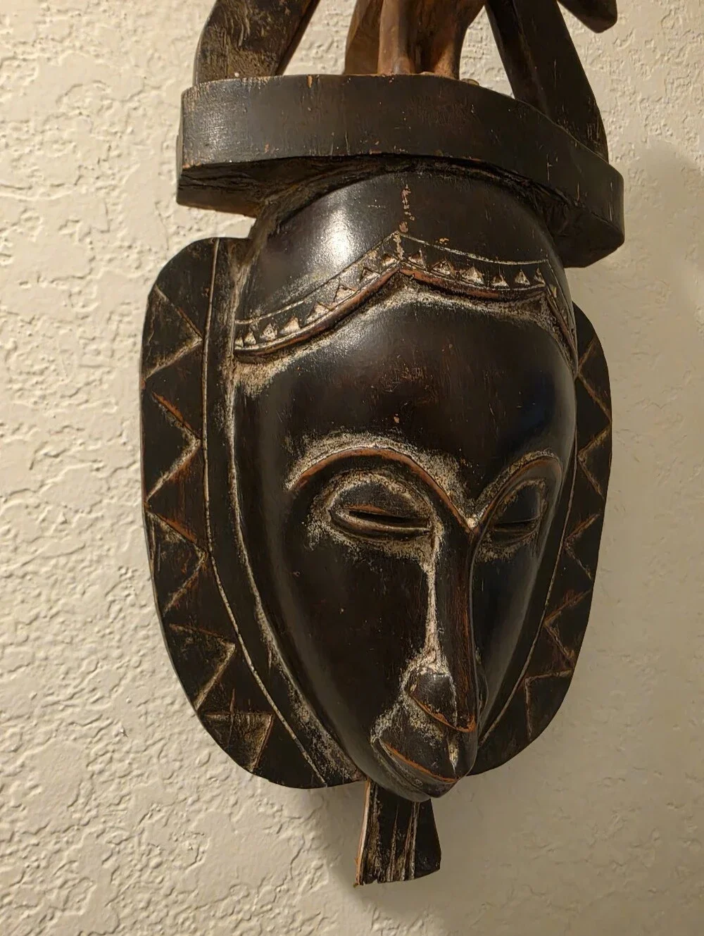 Hand Carved Yaure Portrait Mask